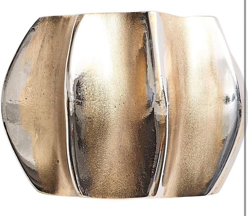 Home Outfitters Napkin Rings, Gold & Silver Set of 4