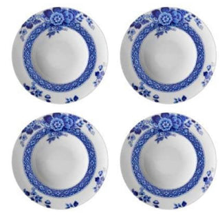 Vista Alegre Blue Ming Soup Plate, Set of 4