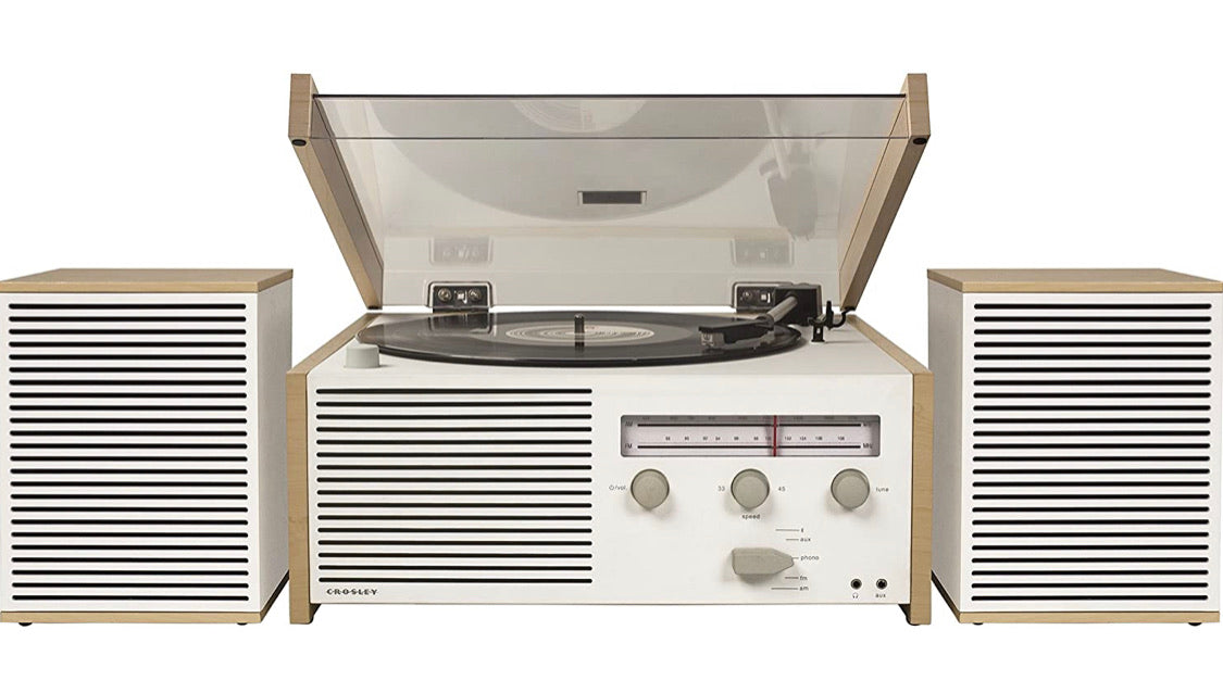 Crosley Switch II Belt-Drive Turntable with Bluetooth, Am/FM Radio, Au ...