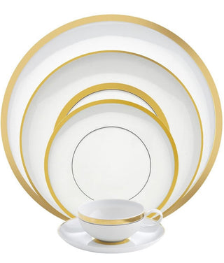 Vista Alegre Domo Gold Five Piece Place Setting