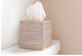 Anaya Rainbow Sandstone Tissue Box