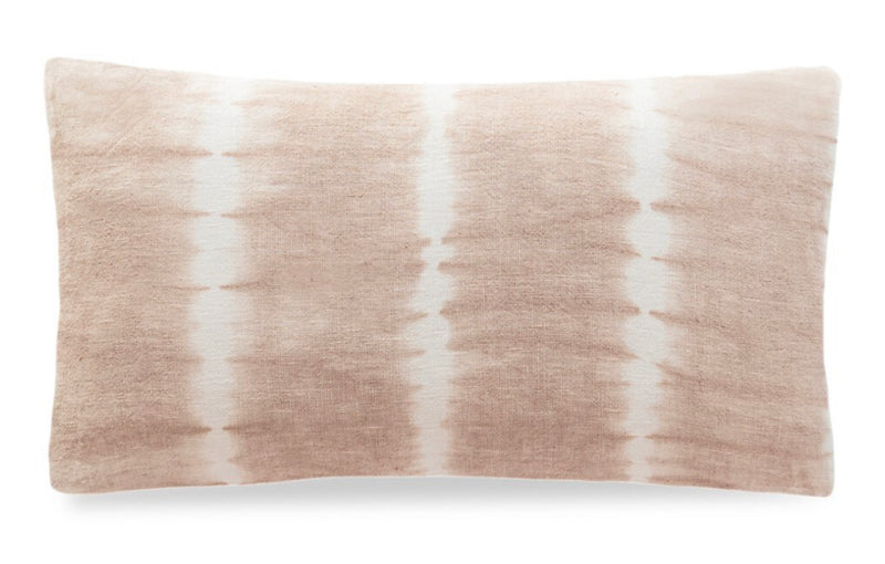 Anaya terracotta Ombre Linen Pillow