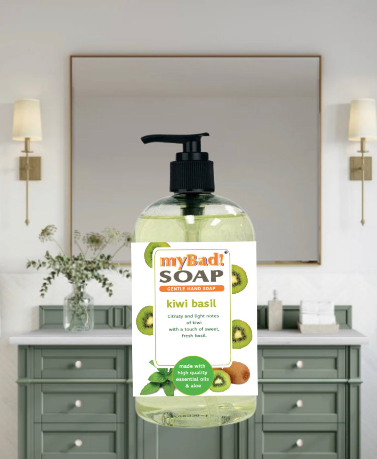 my Bad! Kiwi Basil Hand Soap