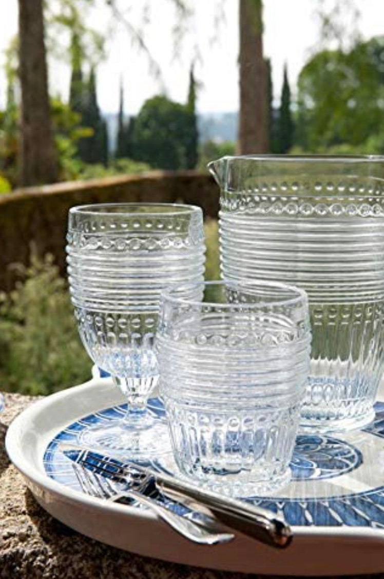 Casa Alegre Campania Clear Old Fashioned Glass, Set of 6