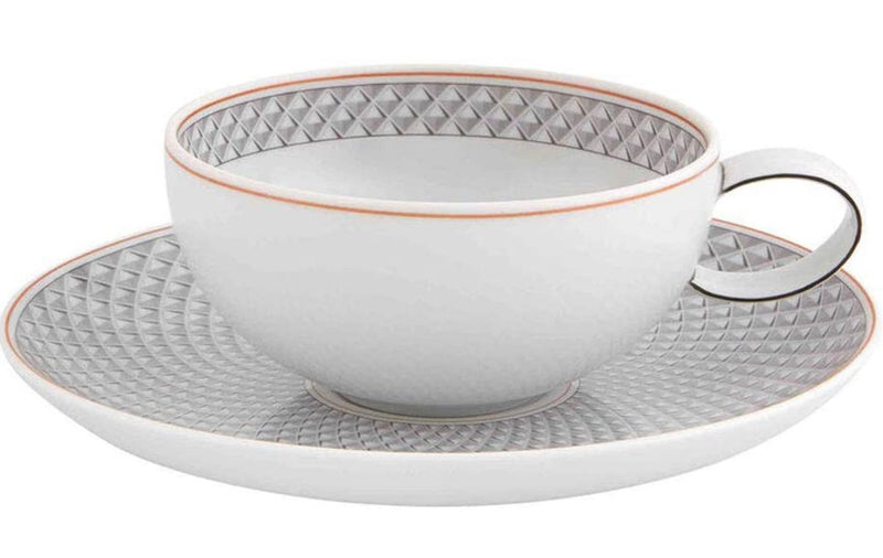 Vista Alegre Maya Tea Cup & Saucer, Set of 4