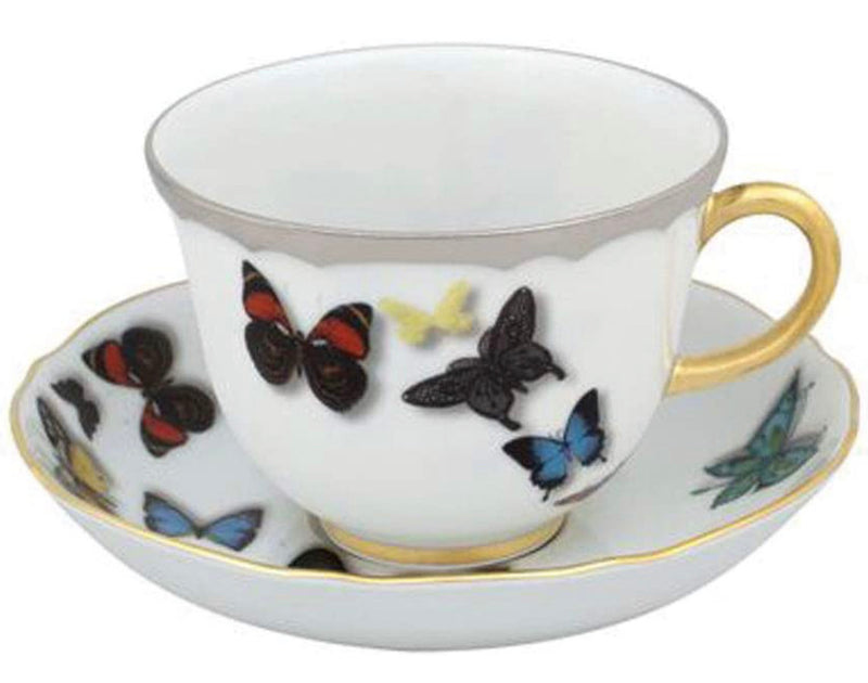 Vista Alegre Christian Lacroix - Butterfly Parade Tea Cup & Saucer | Set Of 4