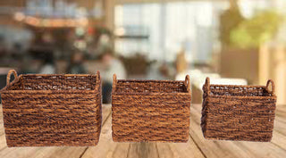 S/3 BK Rope Storage, Walnut