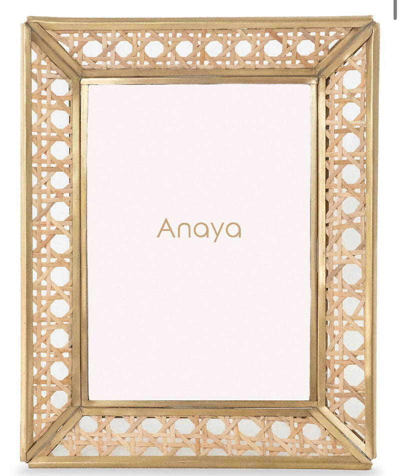 Anaya Natural Cane Wicker Picture Frame 9”
