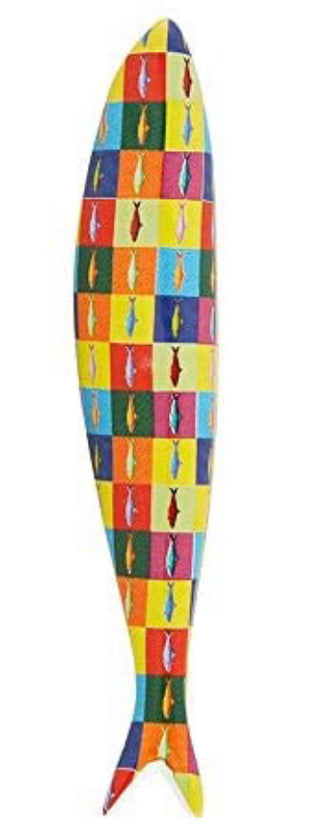 Bordallo Pinheiro Popart Sardine Figure Wall Art