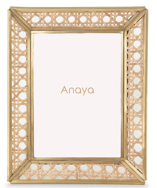 Anaya Natural Cane Wicker Picture Frame 8”