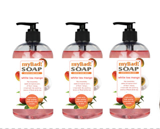 my Bad! White Tea Mango 3-Pack Hand Soap