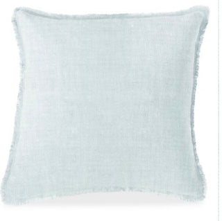 Anaya Soft Linen Pillow-Light Blue, Small