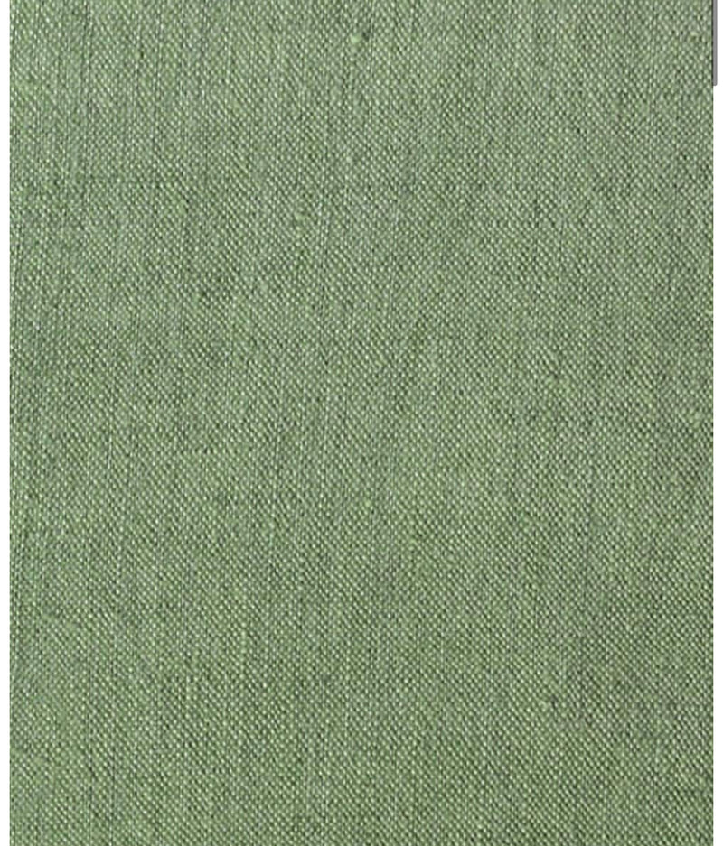 Anaya Green Cross-Dye Soft Linen Pillow-Large