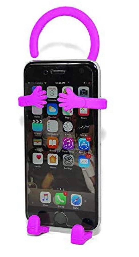 Funky Rico Bondi Silicon Flexible Cell Phone Holder, (Purple)