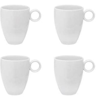 Vista Alegre Carre White Mug, Set of 4
