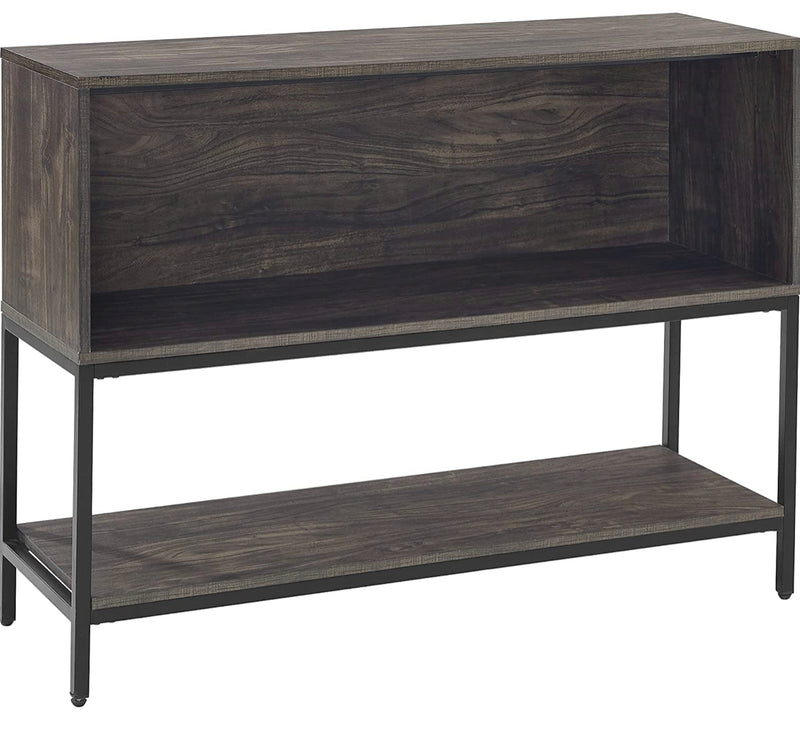 Crosley Furniture Jacobsen Record Storage Console, Brown Ash
