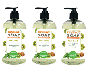 my Bad! Kiwi Basil 3-Pack Hand Soap