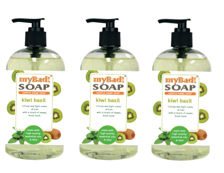 my Bad! Kiwi Basil 3 Pack Hand Soap