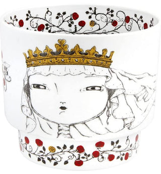 Vista Alegre Rainhas Salt Shaker from Portugal Flower Vase Rainha Santa Isabel Porcelain