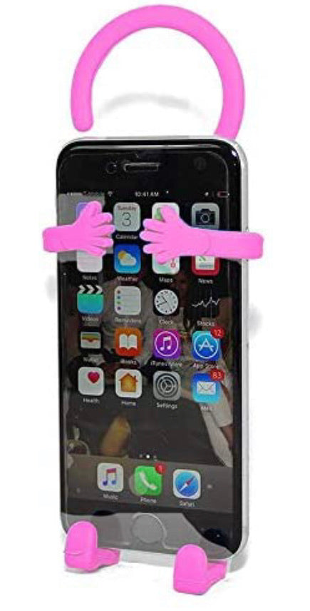 Funky Rico Bondi Silicon Flexible Cell Phone Holder, (Pink)