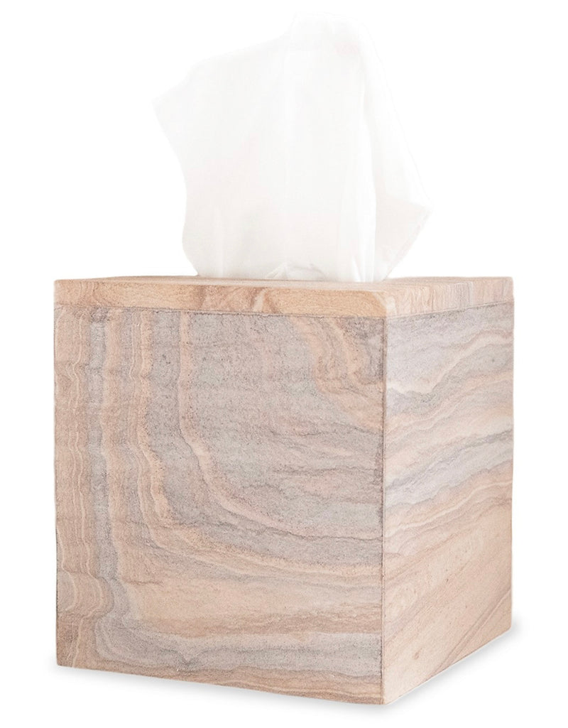 Anaya Rainbow Sandstone Tissue Box
