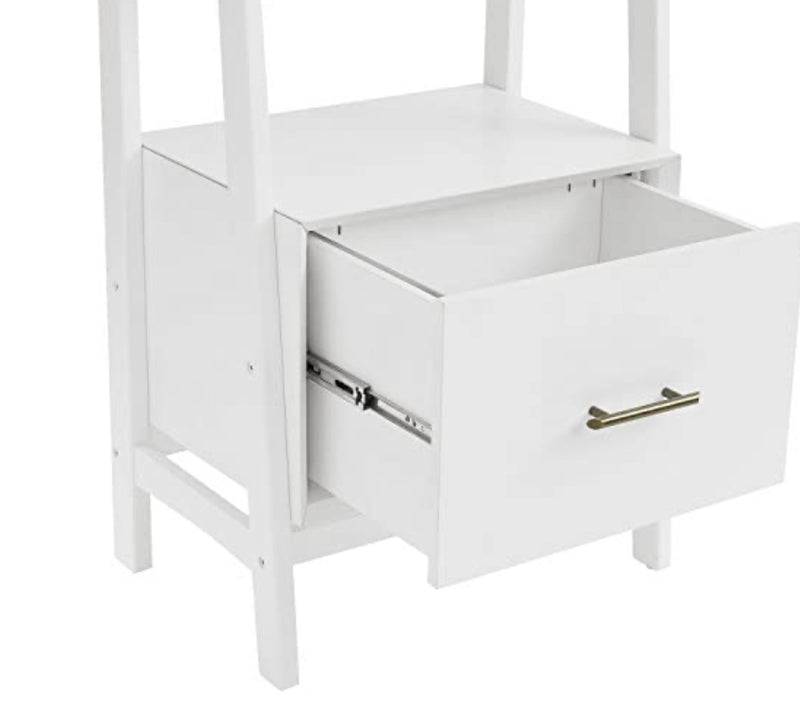 Crosley Furniture Landon Small Etagere Bookcase, White