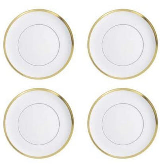 Vista Alegre Domo Gold Bread and Butter Plate, Set of 4