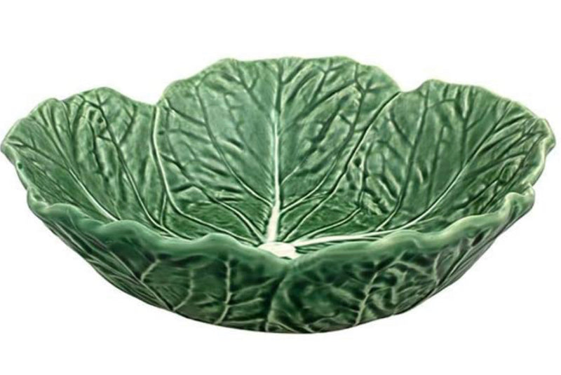 Bordallo Pinheiro Cabbage Green Large Bowl