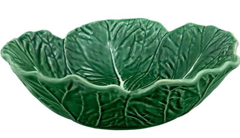 Bordallo Pinheiro Cabbage Green Cereal Bowl, Set of 4