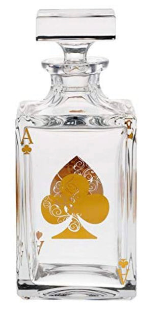 Vista Alegre Poker Whisky Decanter