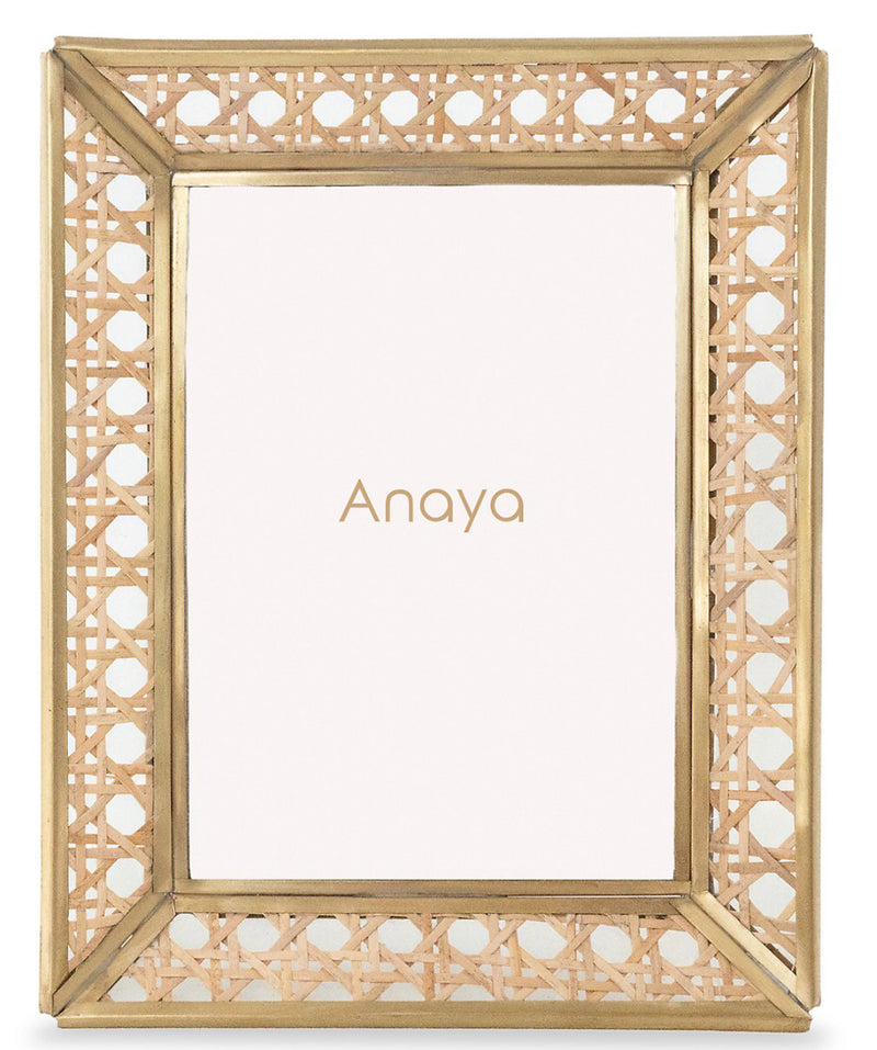 Anaya Natural Cane Wicker Picture Frame 9”