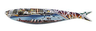 Bordallo Pinheiro Porto Sardine Figure Wall Art