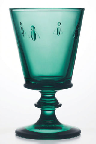 Bee Wine Glass Emerald Set of 6