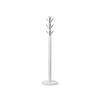 Umbra Flapper Wood Coat Rack, White