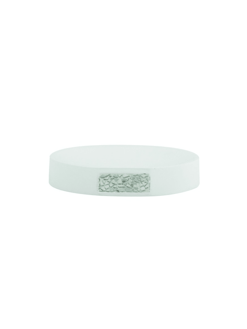 MSV Polyresin Soap Dish LUANDA White