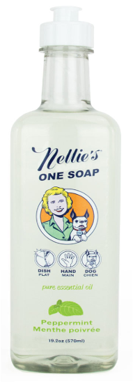Nellie's All-Natural One Soap - 19.2 oz - Peppermint