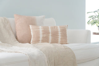 Pink Ombre Linen Pillow