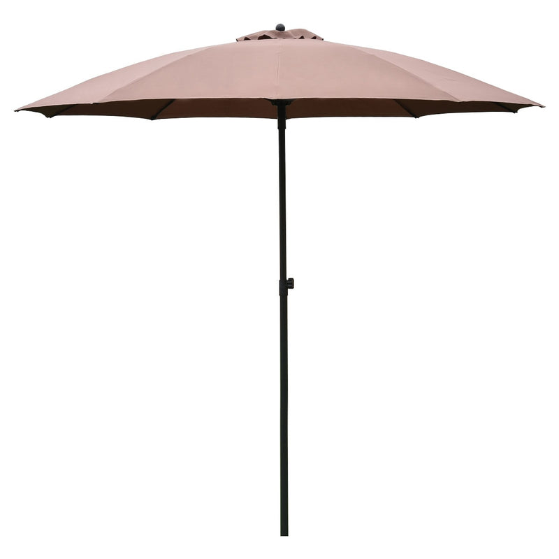 home store patio umbrella 8.2Ft Adjustable Outdoor Patio Market Umbrella -Tan – HomePlace