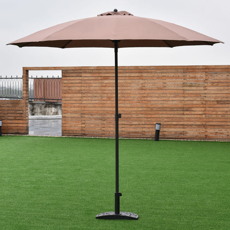 8.2Ft Adjustable Outdoor Patio Market Umbrella -Tan home-place-store.myshopify.com [HomePlace] [Home Place] [HomePlace Store]