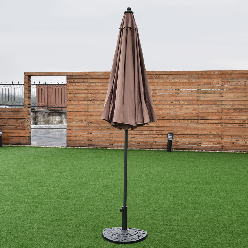 8.2Ft Adjustable Outdoor Patio Market Umbrella -Tan home-place-store.myshopify.com [HomePlace] [Home Place] [HomePlace Store]