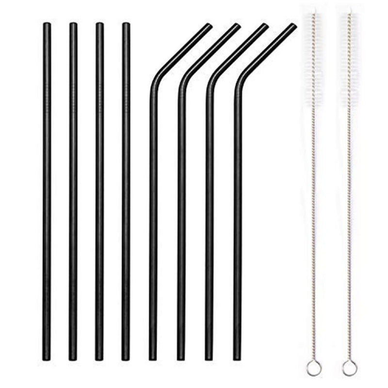 8 pc Stainless Steel Straws home-place-store.myshopify.com [HomePlace] [Home Place] [HomePlace Store]
