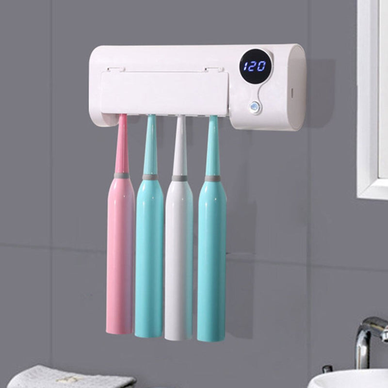 UV Light Toothbrush Sterilizer Cleaner wall mounted home-place-store.myshopify.com [HomePlace] [Home Place] [HomePlace Store]