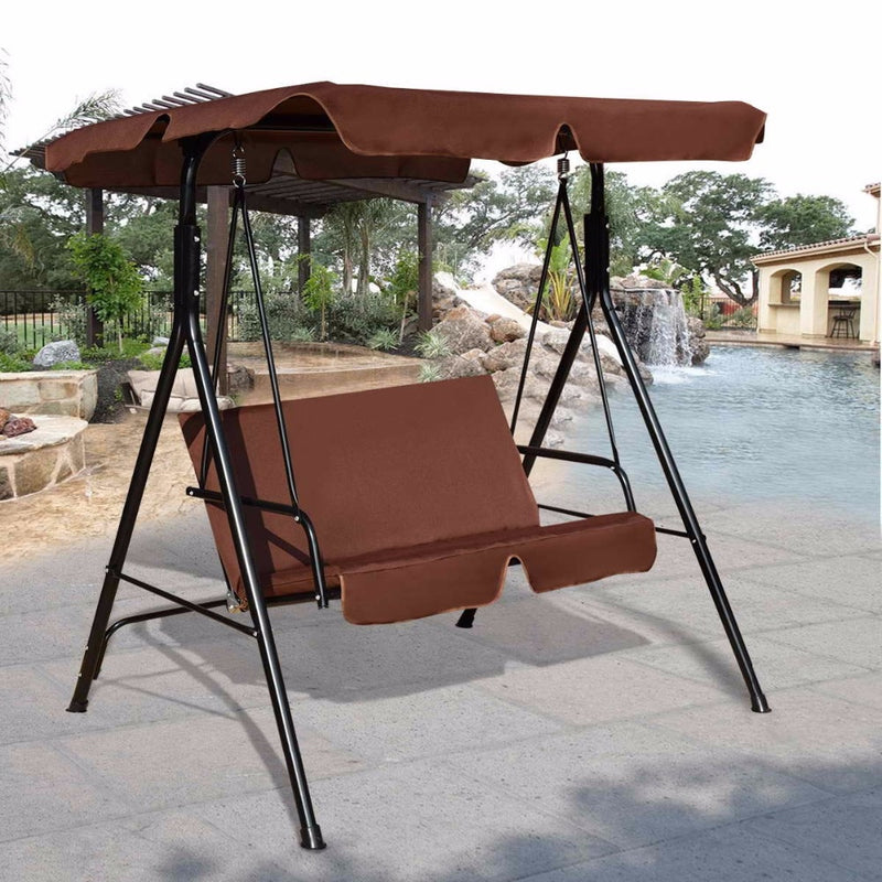 Swing Loveseat Patio  Swing Glider with Canopy home-place-store.myshopify.com [HomePlace] [Home Place] [HomePlace Store]