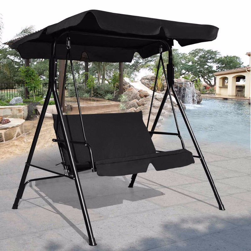 Swing Loveseat Patio  Swing Glider with Canopy home-place-store.myshopify.com [HomePlace] [Home Place] [HomePlace Store]