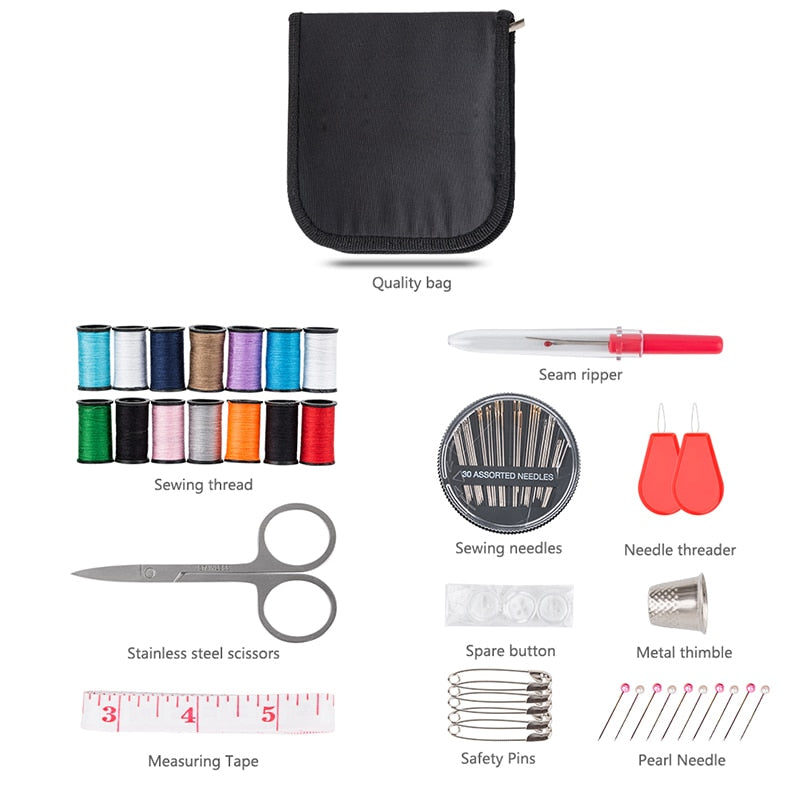 70Pcs Portable Travel Sewing Kit home-place-store.myshopify.com [HomePlace] [Home Place] [HomePlace Store]
