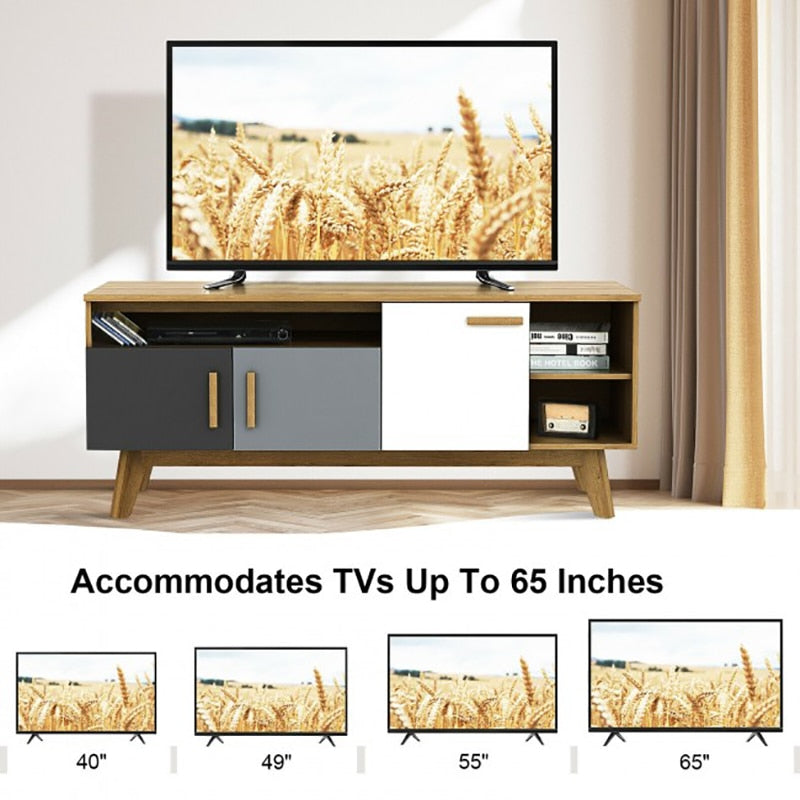 Home Outfitters 65 Inch TV Stand Entertainment Center