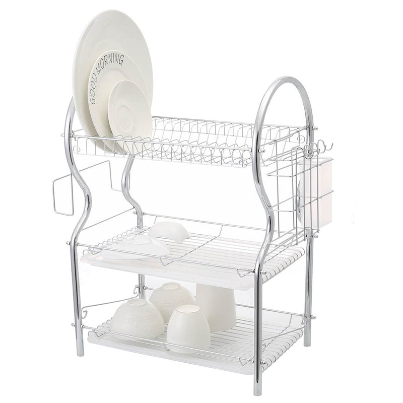 3 Layer Stainless Steel Dish Rack home-place-store.myshopify.com [HomePlace] [Home Place] [HomePlace Store]