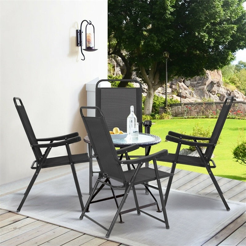 4pcs Folding Garden Patio Chairs home-place-store.myshopify.com [HomePlace] [Home Place] [HomePlace Store]