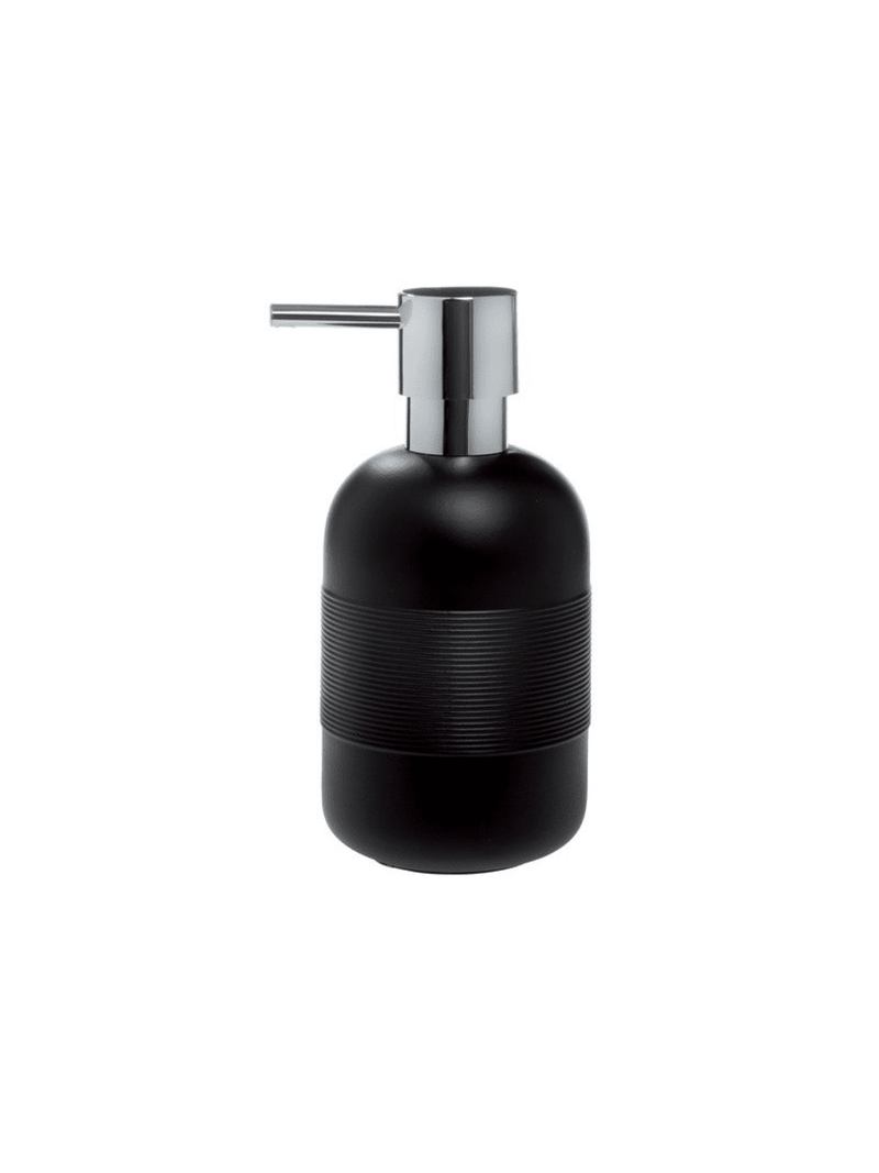 Spirella KYOTO Black Ceramic Soap Dispenser