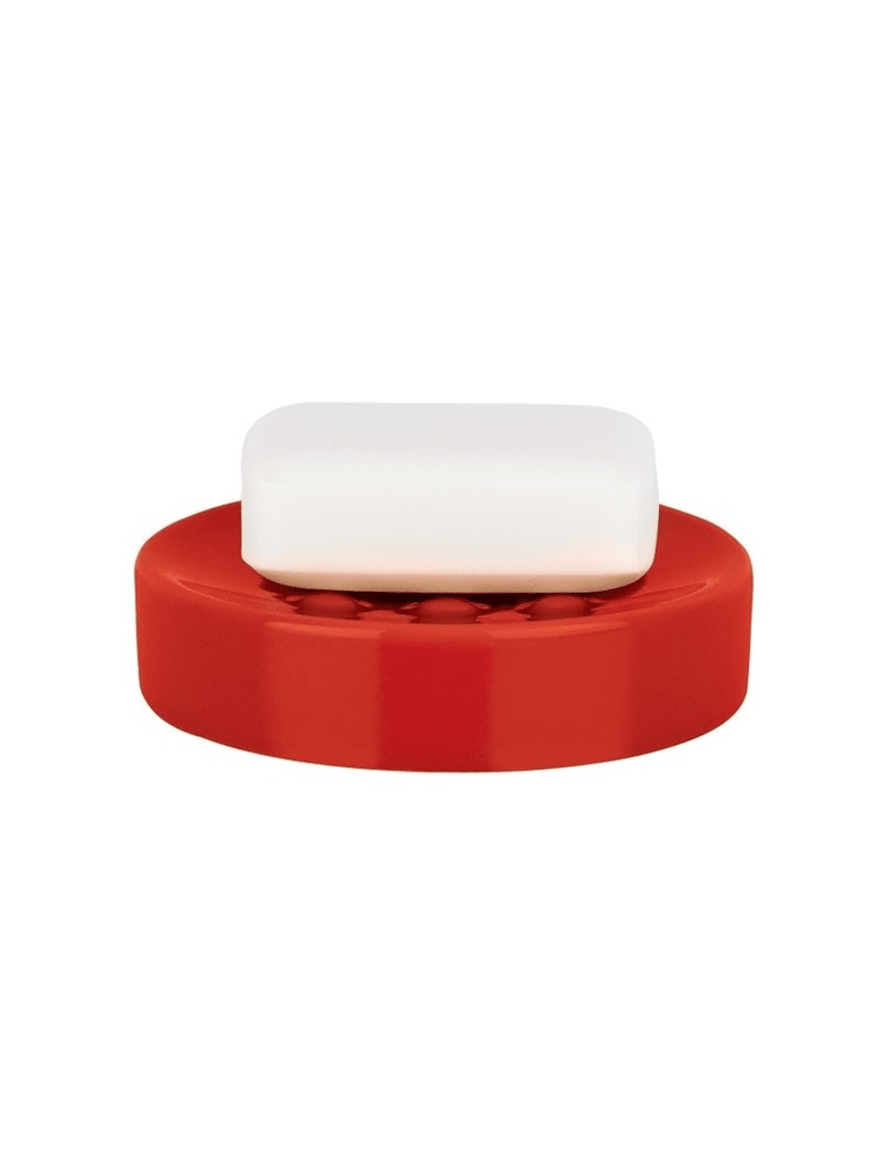 Spirella Ceramic Soap Dish TUBE Red